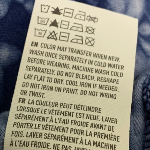 AEO Blue Tie-Dye Favorite T-Shirt Small - Picture 8 of 16